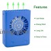 Donsinn Personal Necklace Fan  USB Fan Portable Rechargeable Battery Operated  Lightweight Adjustable Fan Speeds Mini Fan for Office Desk Table Outdoor Camping Travel (Blue) - B07DDDQYCY